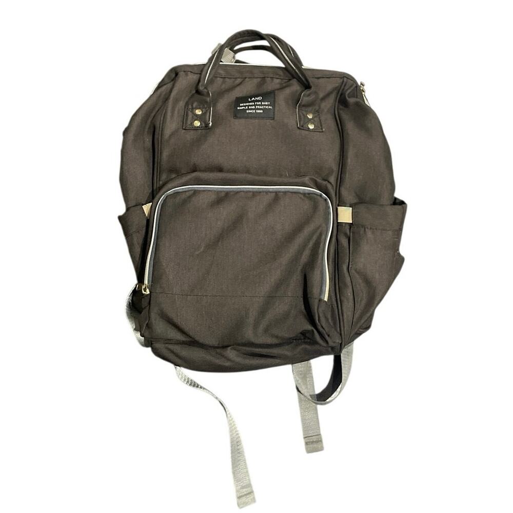 Land Diaper Bag Backpack Multi functionality Insulated Pockets Stroller Straps